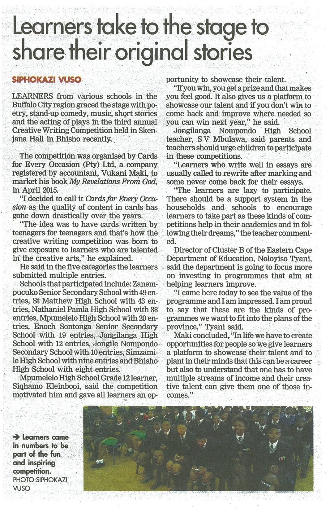 KWT EXPRESS ARTICLE - 27 SEPTEMBER 2017 Photo